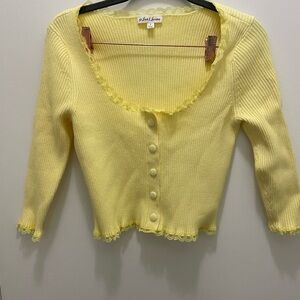 For Love And Lemons Lemon Cardigan